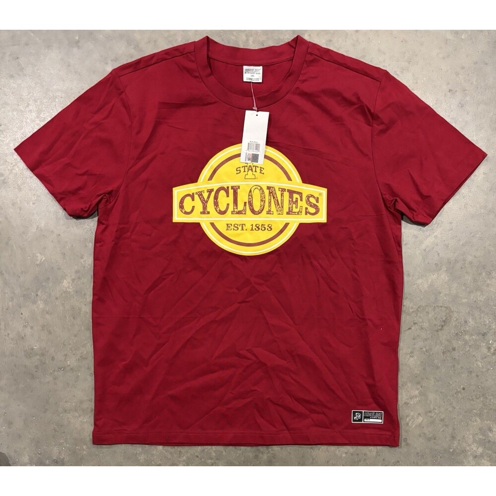 NEW Iowa State Cyclones Shirt Menβs XL / 2XL Red ISU Sideline